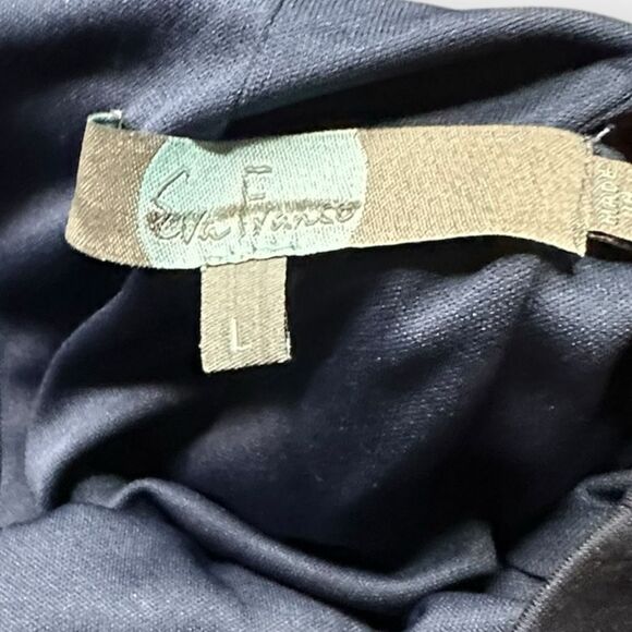 EVA FRANCO for ANTHROPOLOGIE Women’s Black Multi Chevron Panel Pencil Skirt Size - Picture 5 of 8